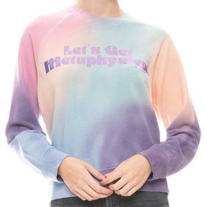 MOTHER Denim The Champ Crop Sweatshirt